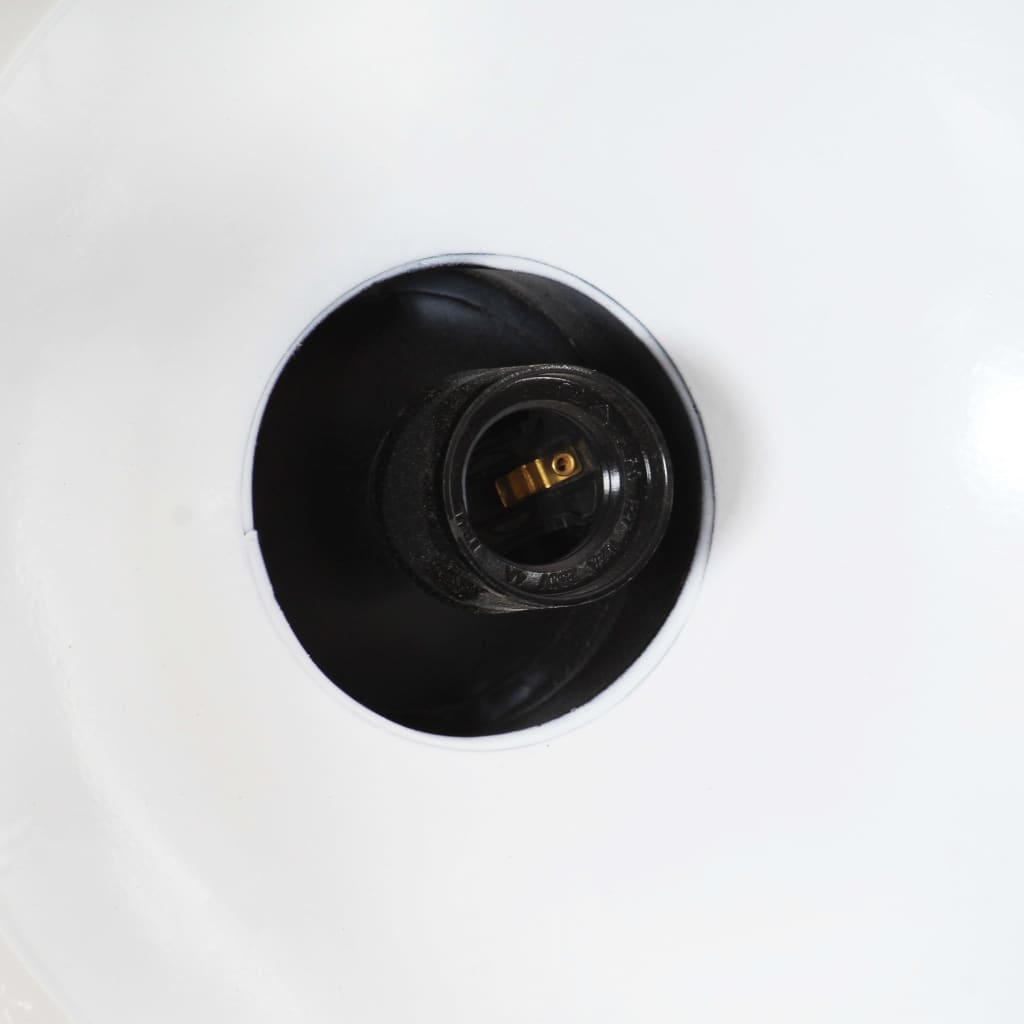 Hanglamp industrieel E27 32 cm zwart