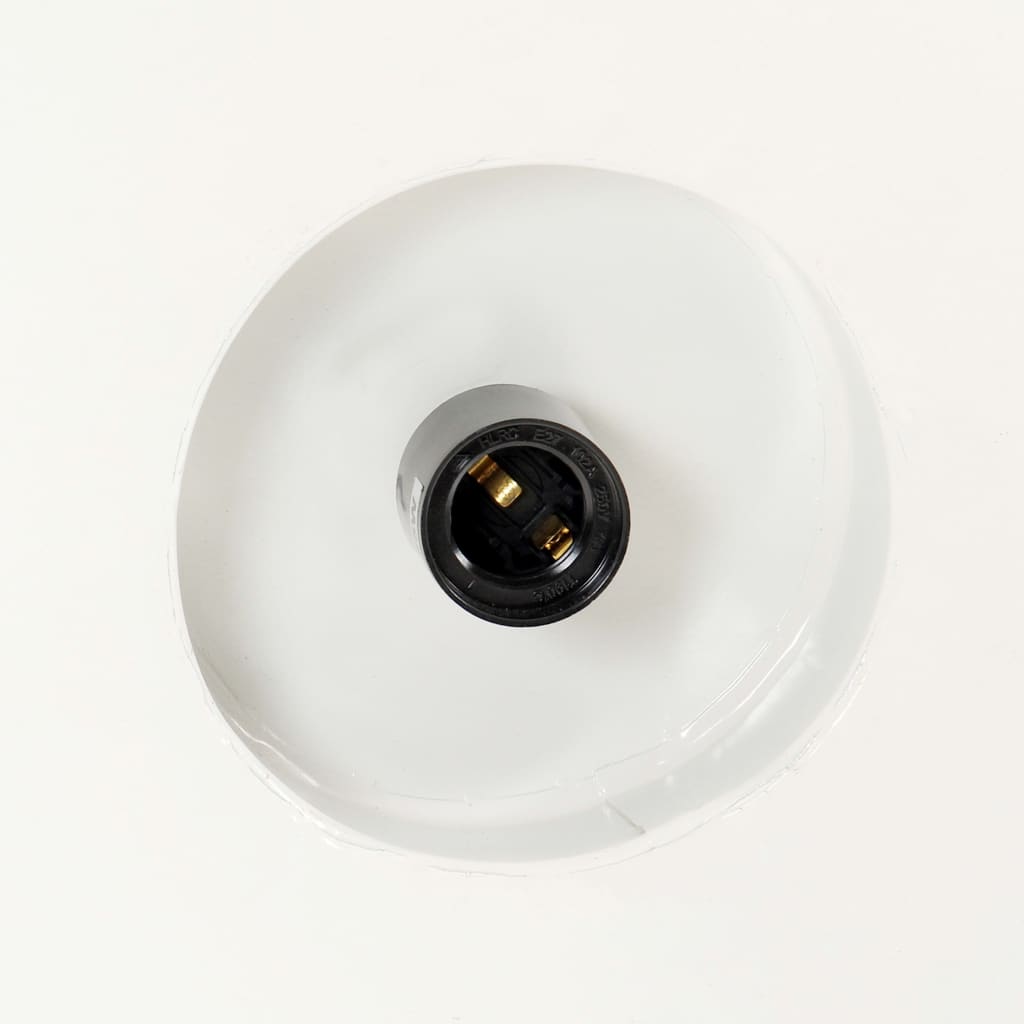 Hanglamp industrieel E27 32 cm wit