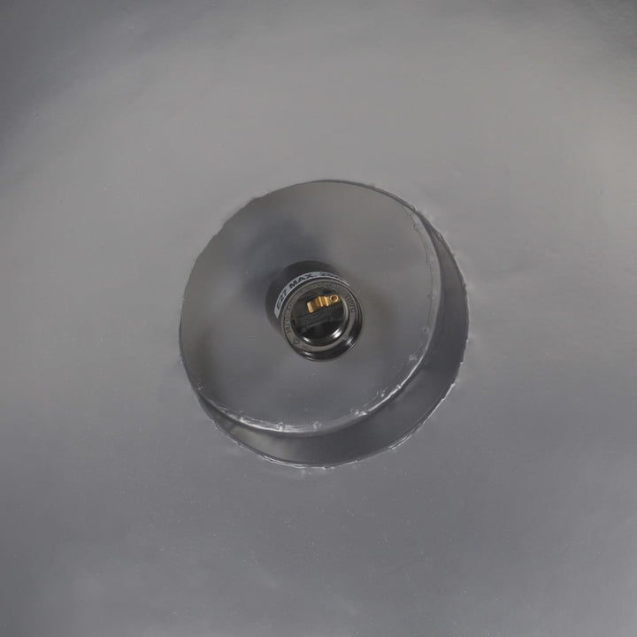 Hanglamp industrieel E27 32 cm grijs