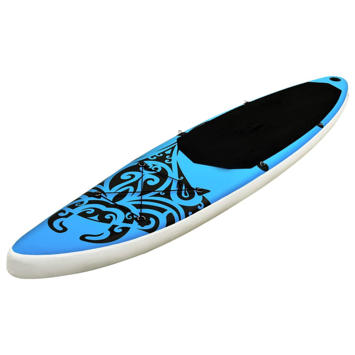 Stand Up Paddleboardset opblaasbaar 320x76x15 cm blauw