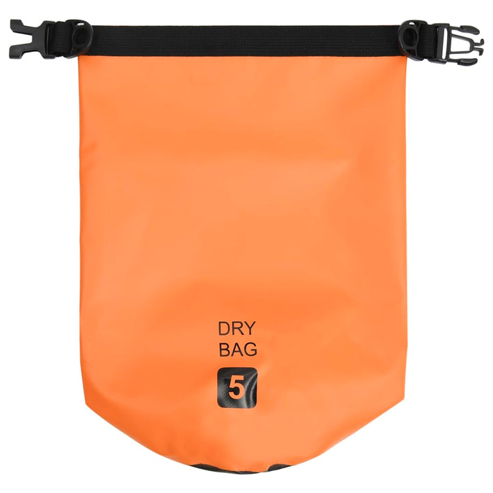 Drybag 5 L PVC oranje