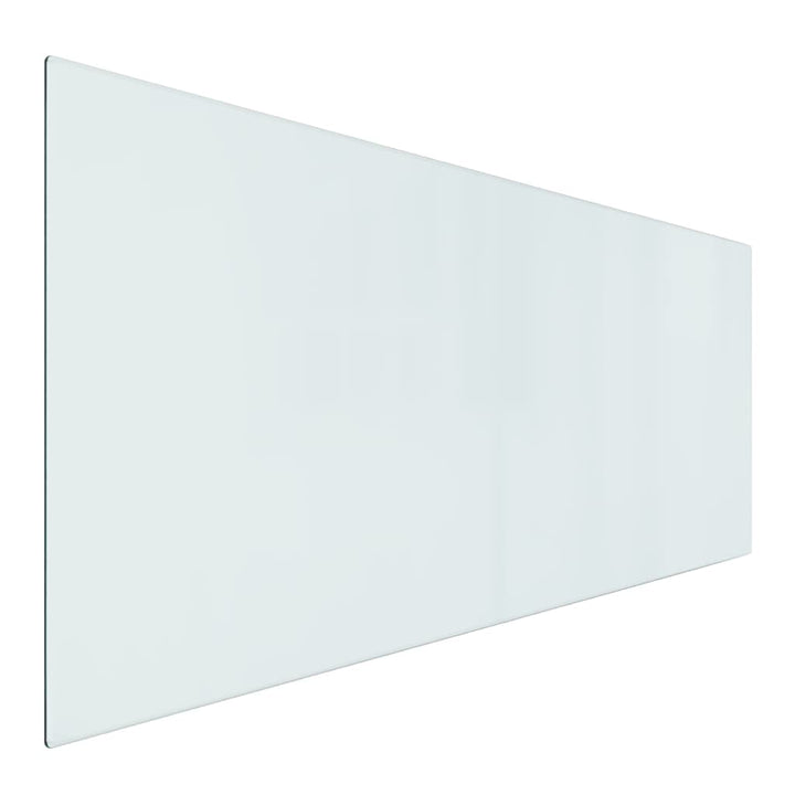 Glasplaat openhaard rechthoekig 120x50 cm