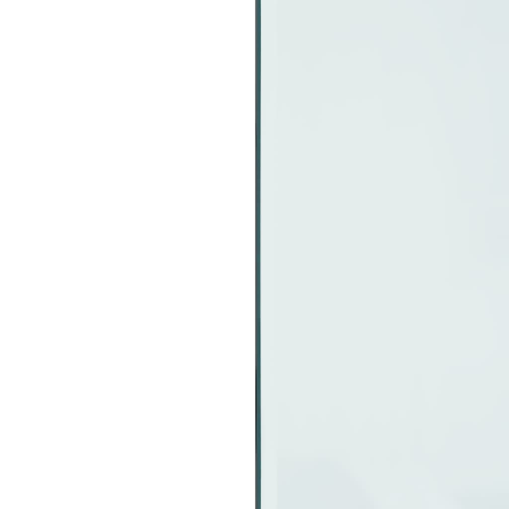 Glasplaat openhaard rechthoekig 120x50 cm