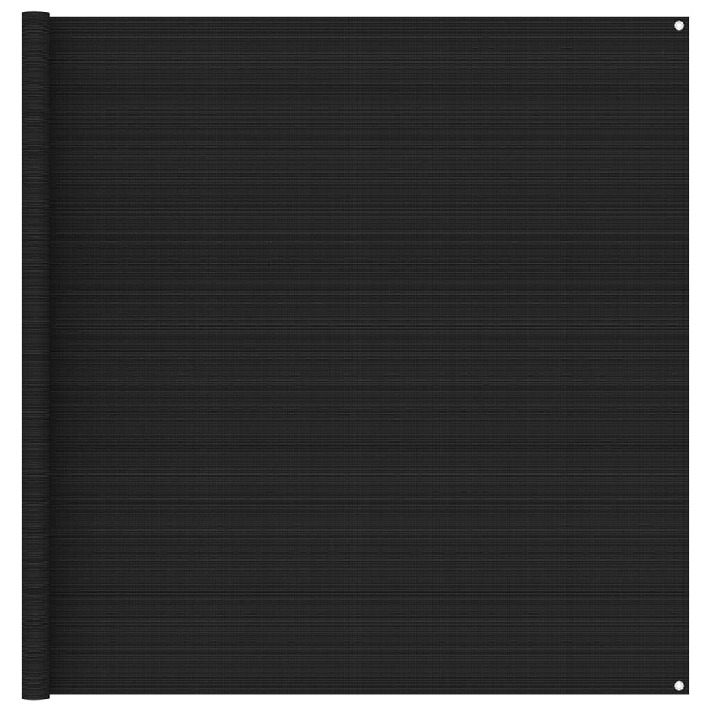 Tenttapijt 200x400 cm zwart
