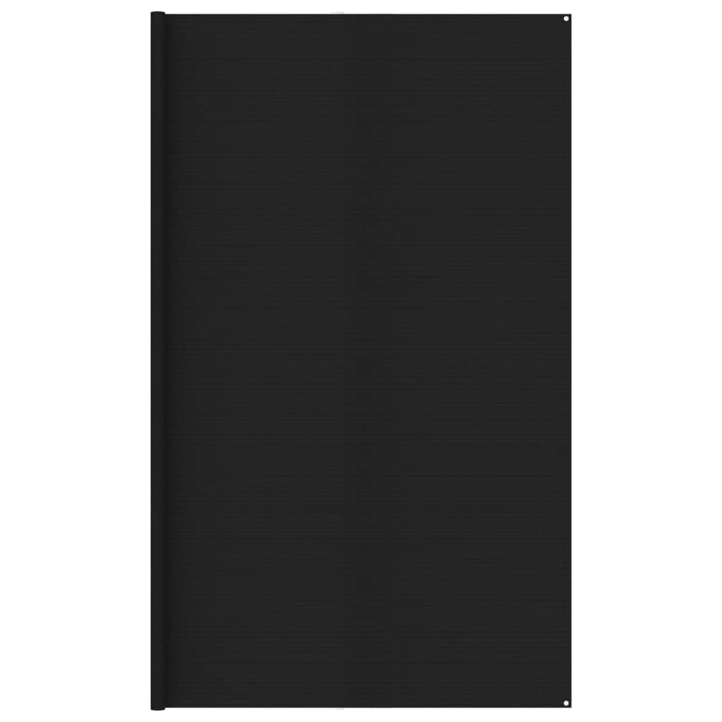Tenttapijt 400x400 cm HDPE zwart