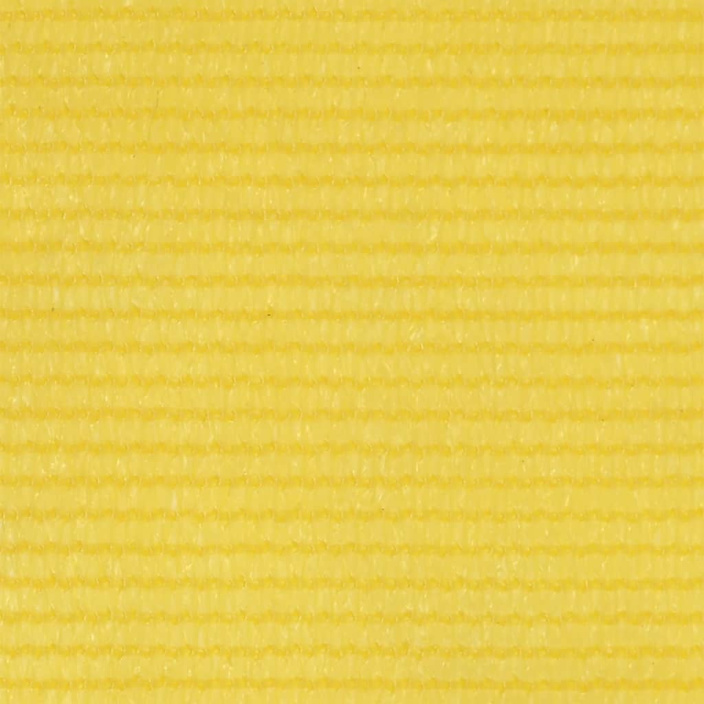 Balkonscherm 90x500 cm HDPE geel
