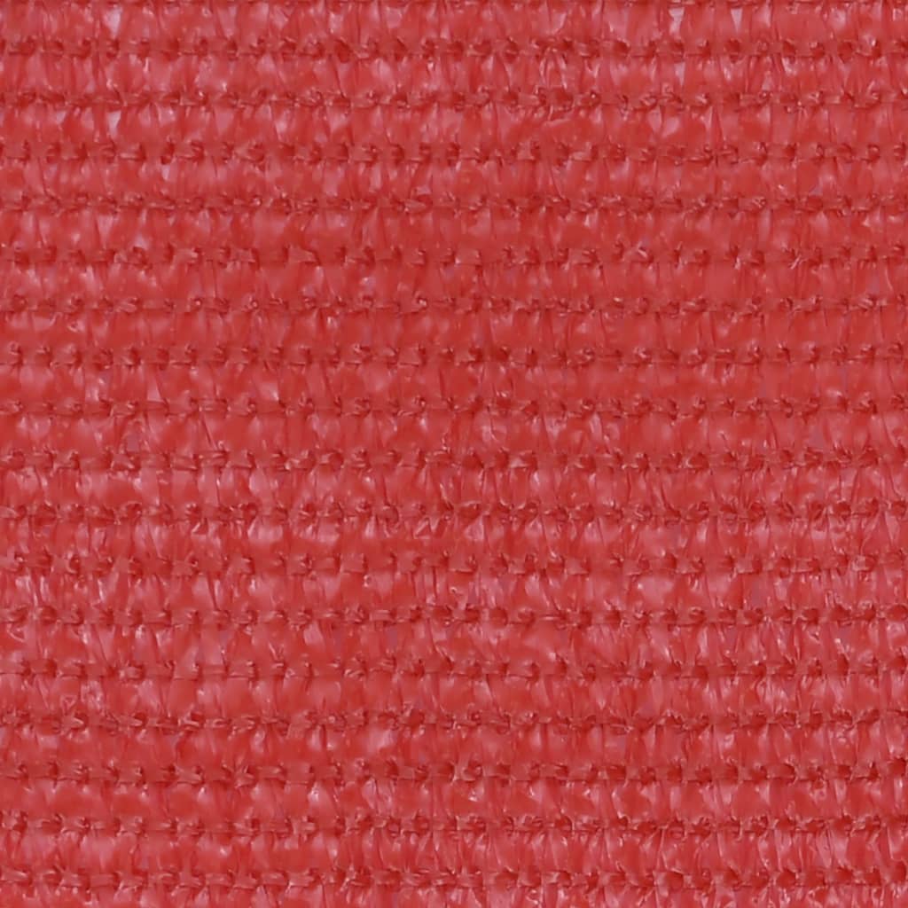 Balkonscherm 75x500 cm HDPE rood