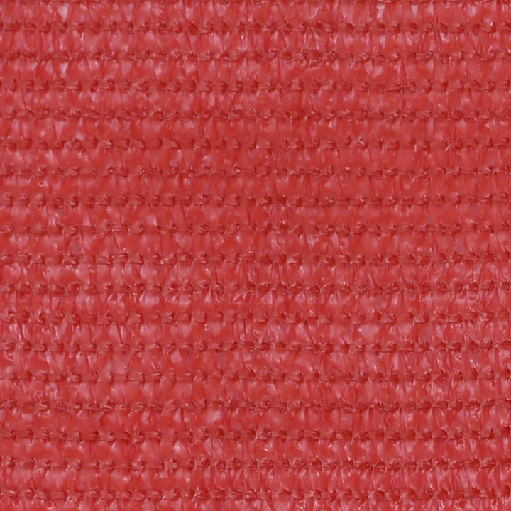 Balkonscherm 90x600 cm HDPE rood