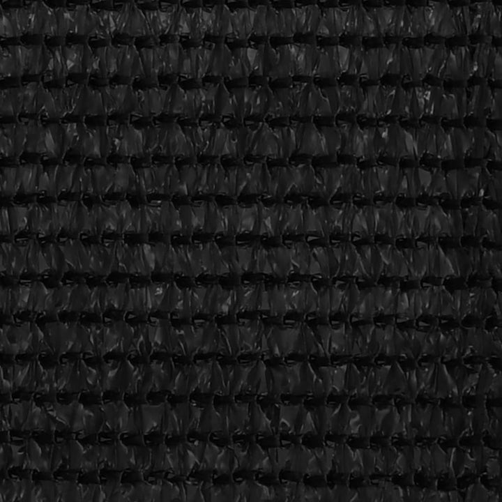 Balkonscherm 90x500 cm HDPE zwart