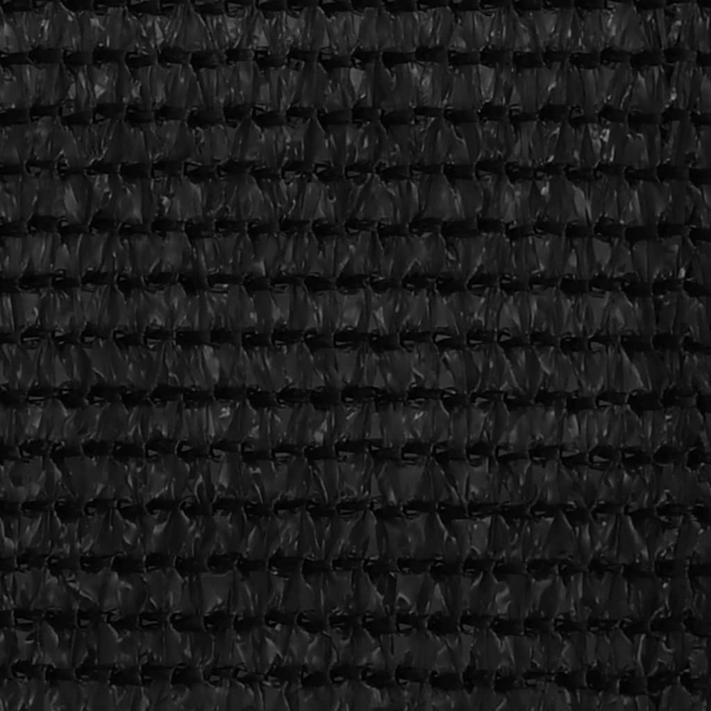 Balkonscherm 120x400 cm HDPE zwart