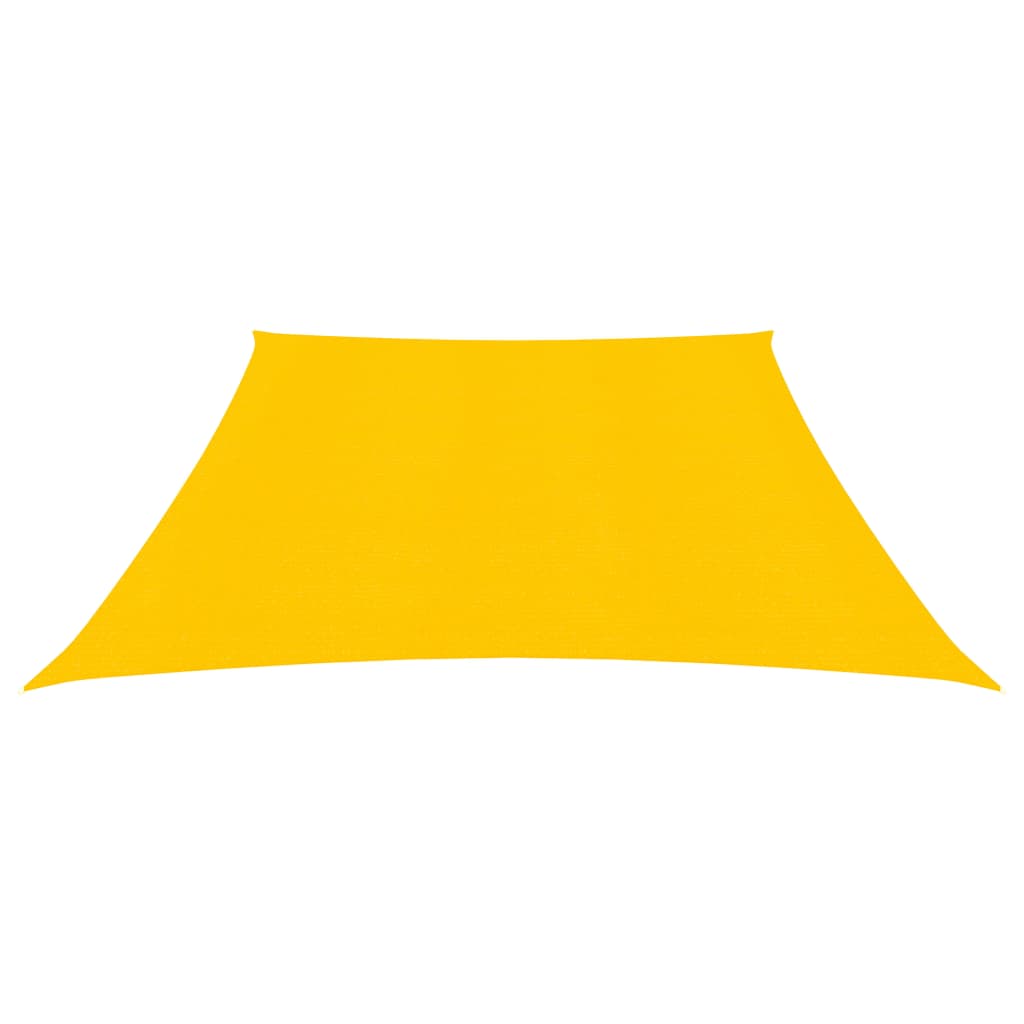 Zonnezeil 160 g/m² 3/4x2 m HDPE geel