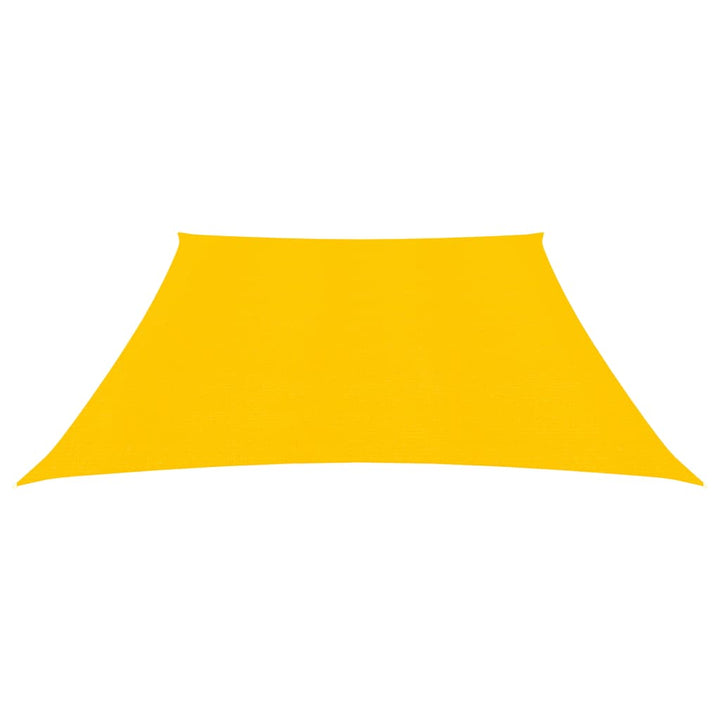 Zonnezeil 160 g/m² 3/4x2 m HDPE geel