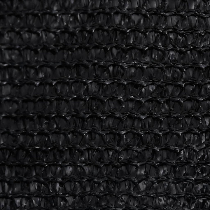 Zonnezeil 160 g/m² 3x3x3 m HDPE zwart