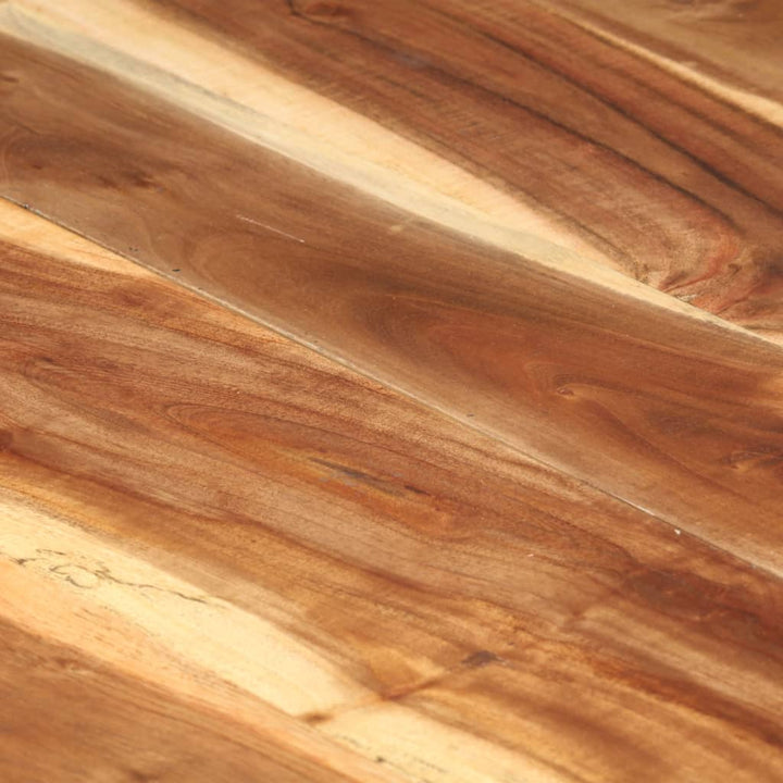 Eettafel 200x100x75 cm massief hout met sheesham afwerking