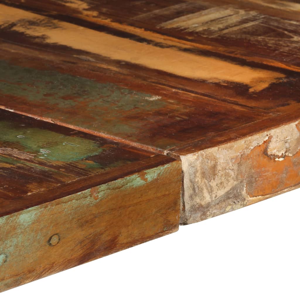 Eettafel 140x140x75 cm massief gerecycled hout