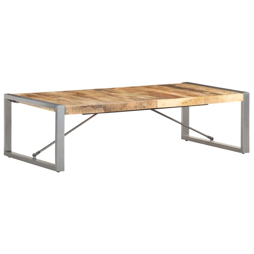 Salontafel 180x90x40 cm ruw mangohout