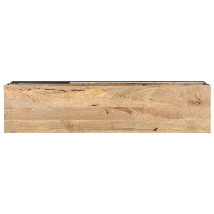 Tv-meubel 130x30x45 cm ruw mangohout