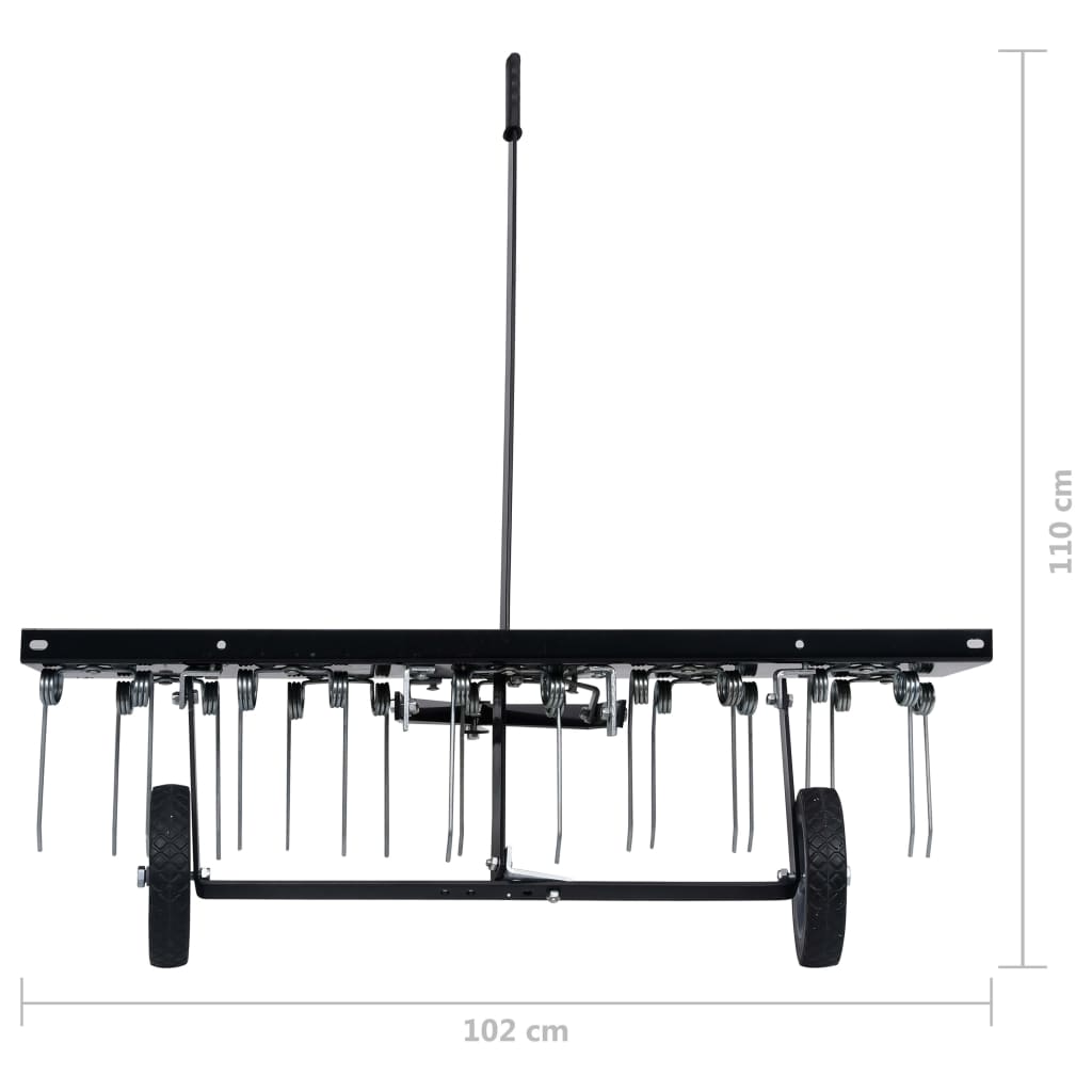 Verticuteerder voor achter zitmaaier 100 cm