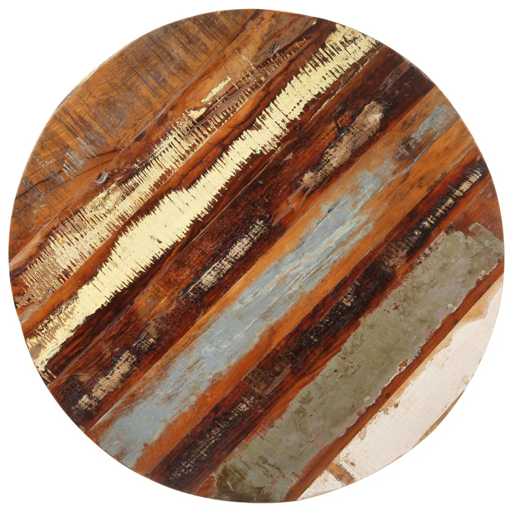 Bistrotafel rond ø˜ 80x75 cm massief gerecycled hout