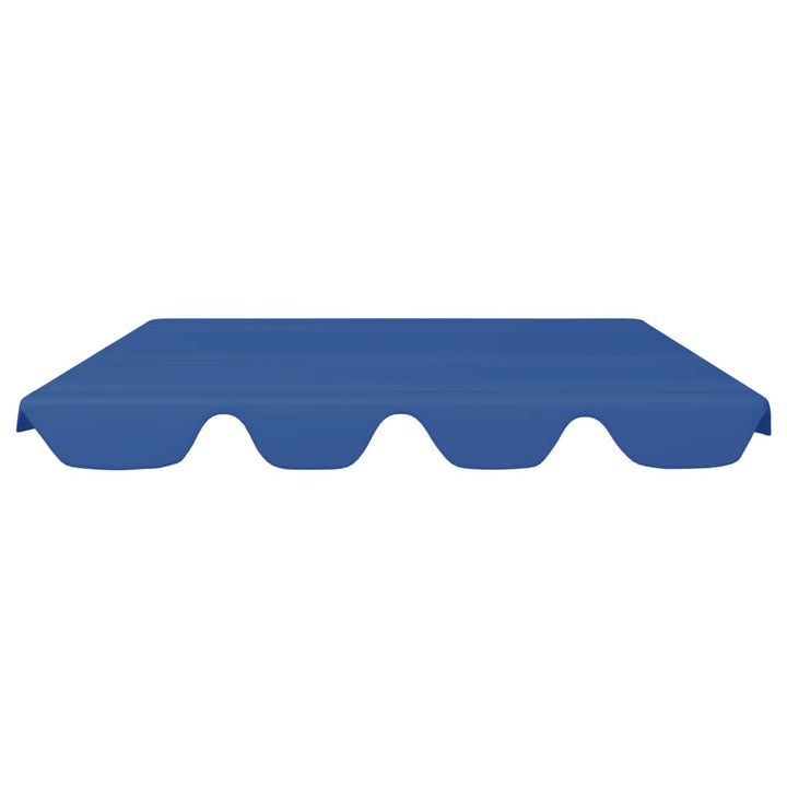 Vervangingsluifel voor schommelbank 188/168x110/145 cm blauw