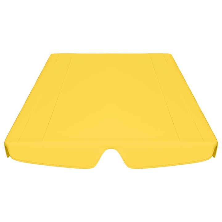 Vervangingsluifel voor schommelbank 188/168x110/145 cm geel