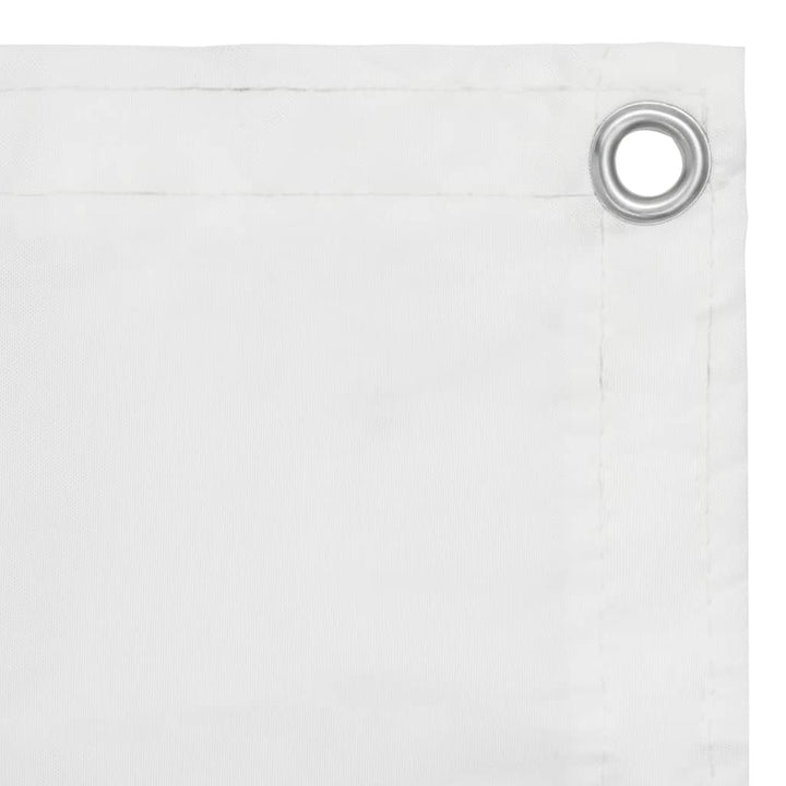 Balkonscherm 75x300 cm oxford stof wit