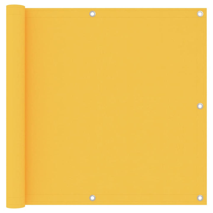 Balkonscherm 90x400 cm oxford stof geel