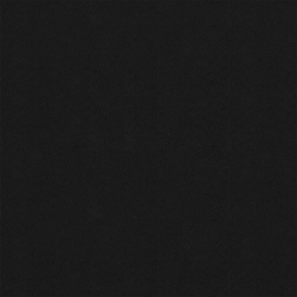 Balkonscherm 75x600 cm oxford stof zwart
