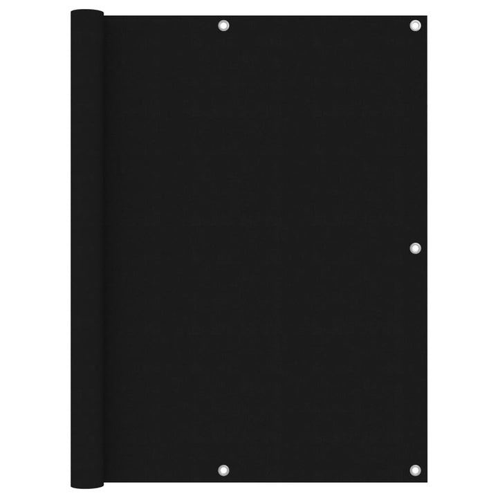 Balkonscherm 120x400 cm oxford stof zwart