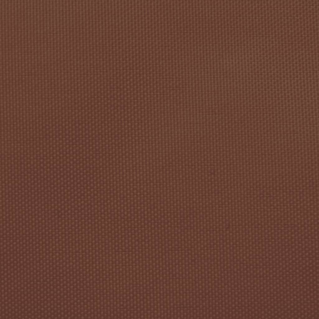 Zonnescherm trapezium 3/4x3 m oxford stof terracottakleurig