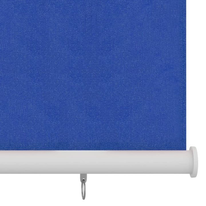 Rolgordijn voor buiten 140x230 cm HDPE blauw