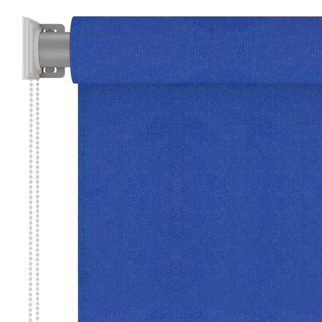 Rolgordijn voor buiten 160x230 cm HDPE blauw