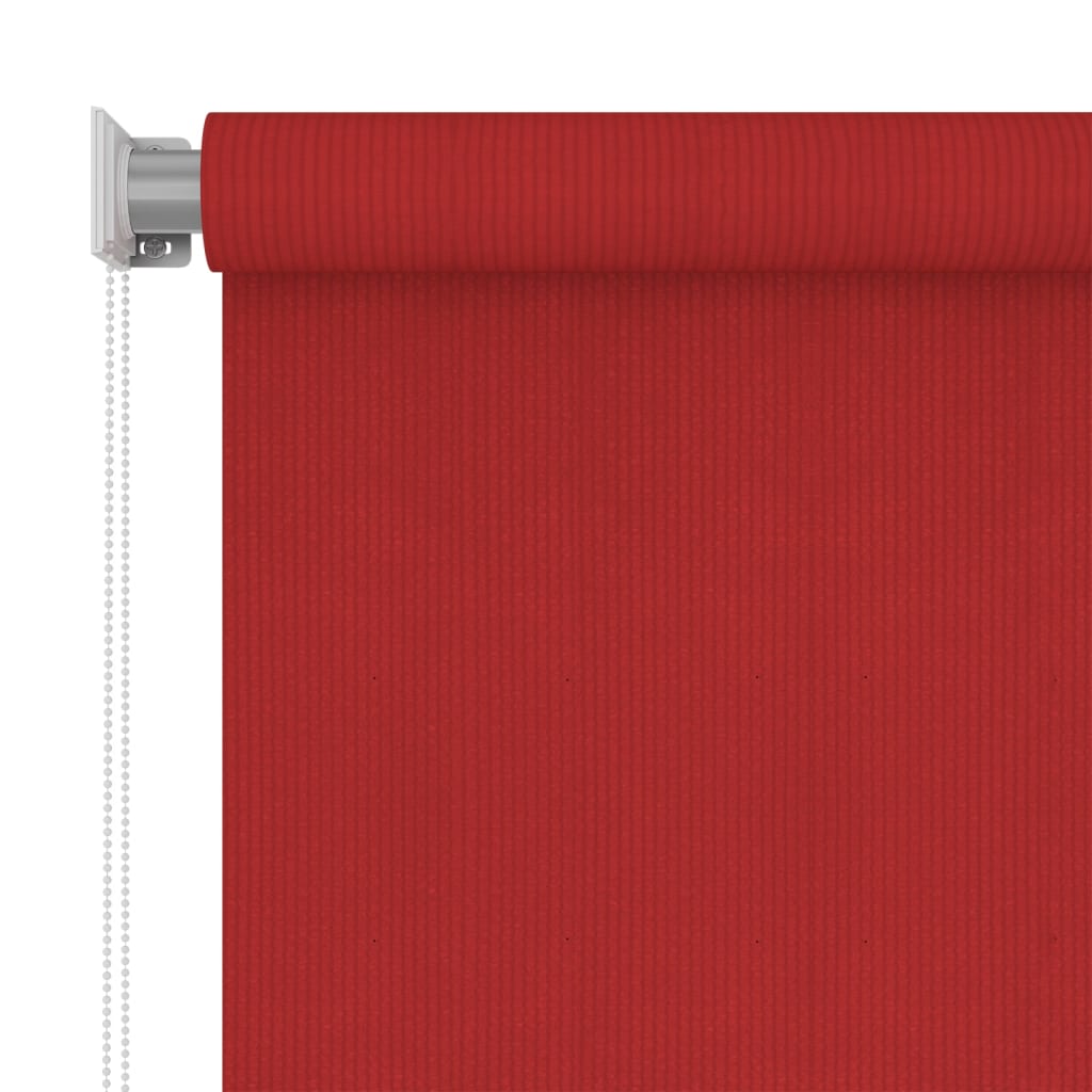 Rolgordijn voor buiten 100x140 cm HDPE rood