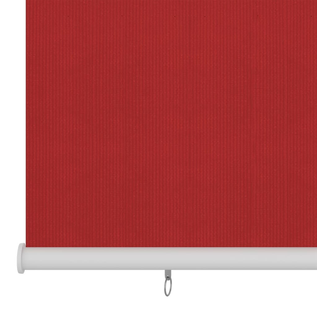 Rolgordijn voor buiten 160x230 cm HDPE rood