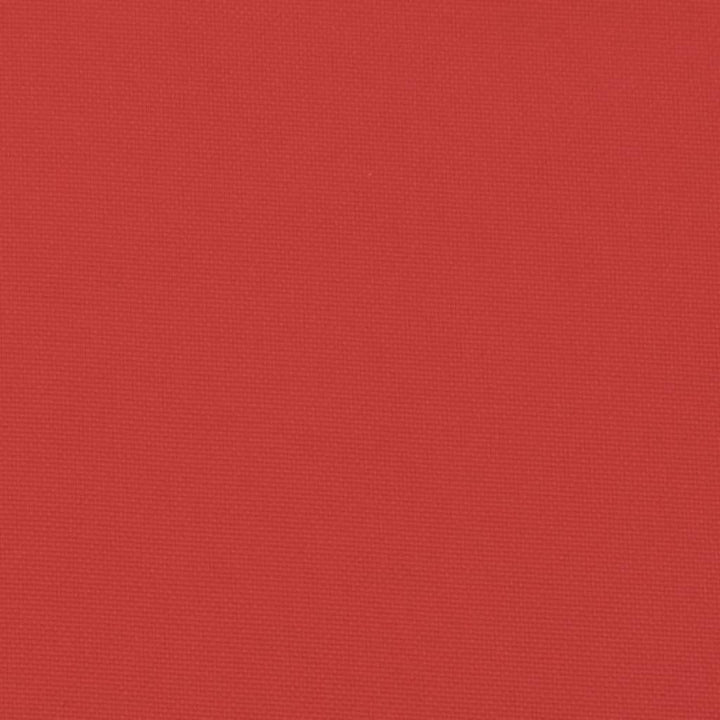 Terrasstoelkussen (75+105)x50x3 cm rood