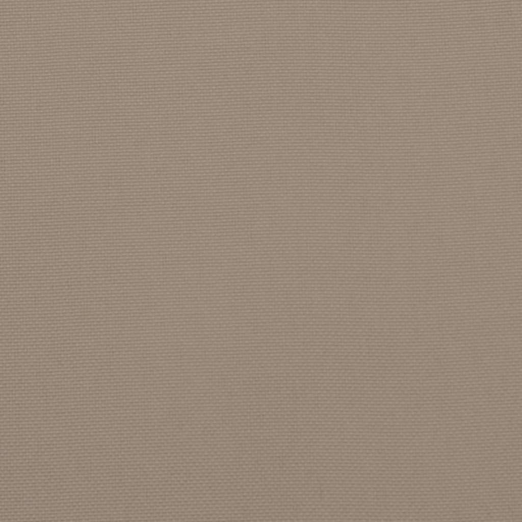 Terrasstoelkussen (75+105)x50x3 cm taupe