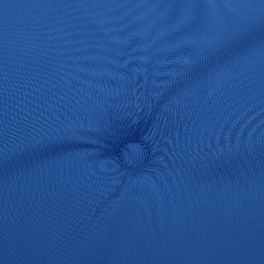 Terrasstoelkussen (75+105)x50x3 cm koningsblauw