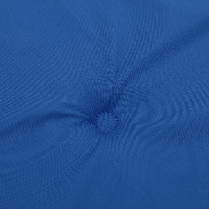 Terrasstoelkussen (75+105)x50x3 cm koningsblauw