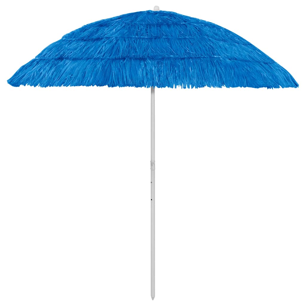 Strandparasol 240 cm blauw