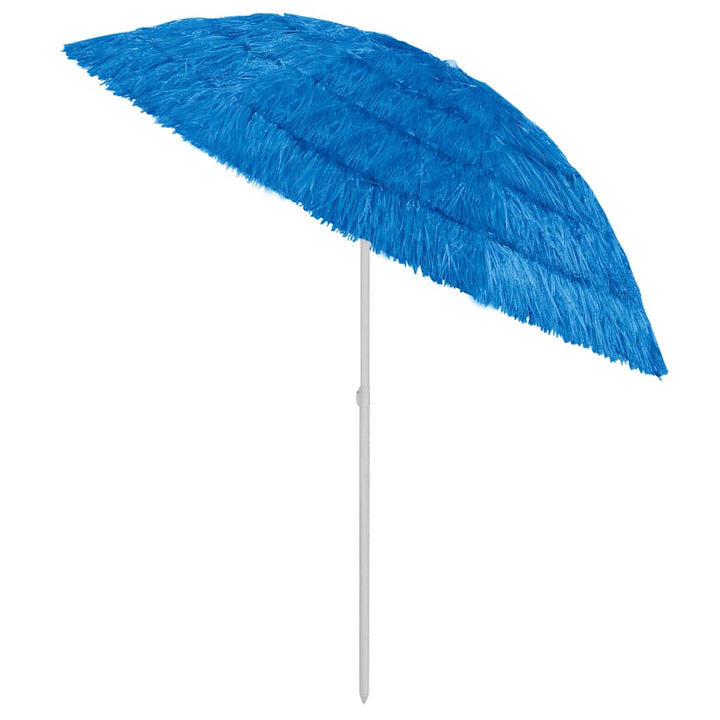 Strandparasol 240 cm blauw