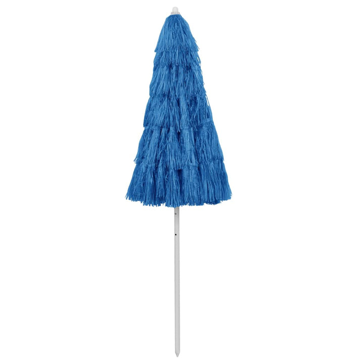 Strandparasol 240 cm blauw