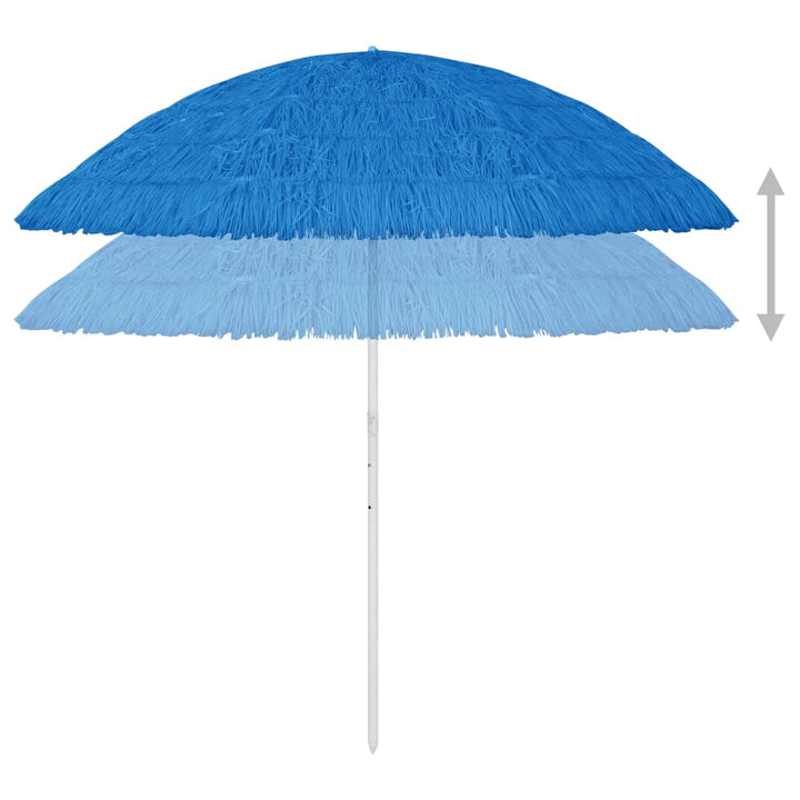 Strandparasol 300 cm blauw