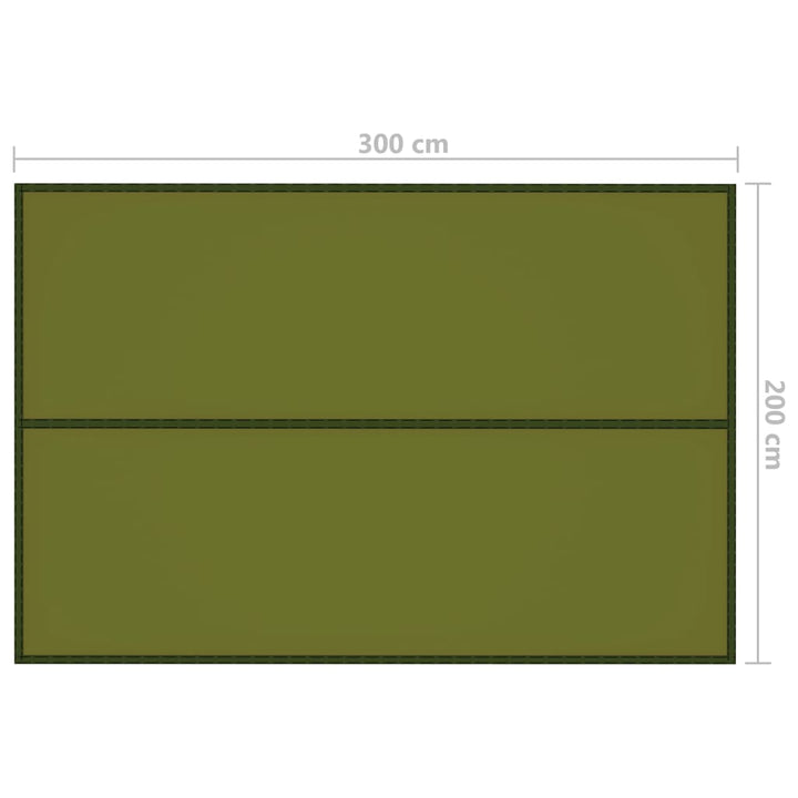 Afdekzeil 3x2 m groen
