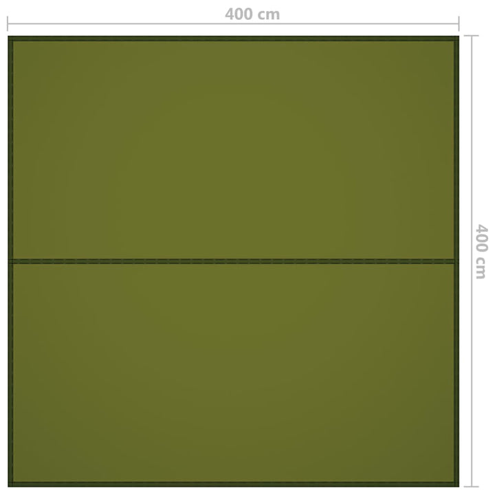 Afdekzeil 4x4 m groen