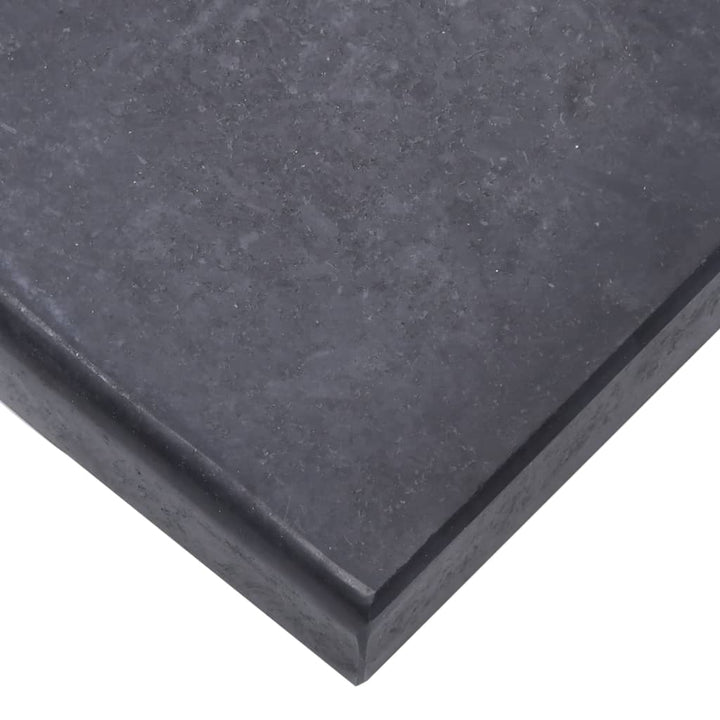 Parasolvoet 40x28x4 cm graniet zwart