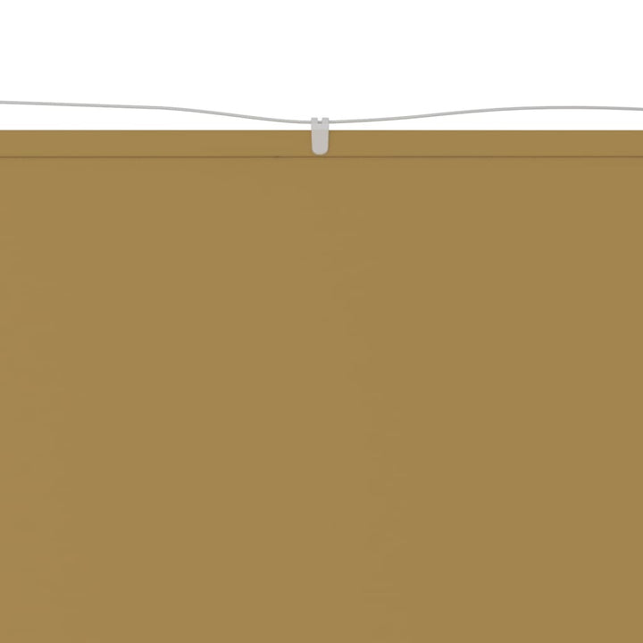 Luifel verticaal 60x360 cm oxford stof beige