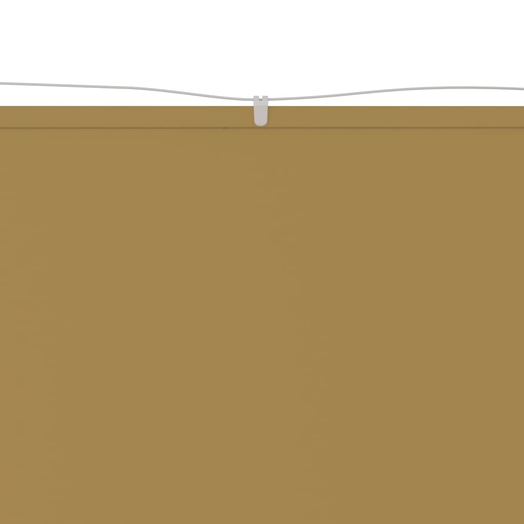 Luifel verticaal 140x600 cm oxford stof beige