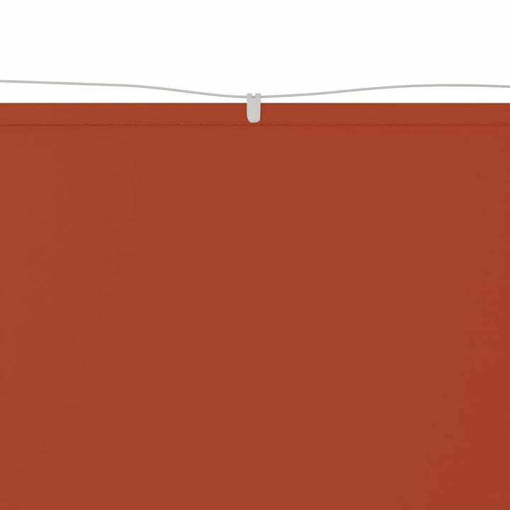 Luifel verticaal 140x360 cm oxford stof terracottakleurig