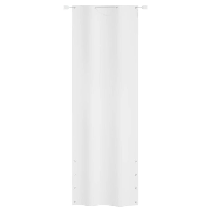 Balkonscherm 80x240 cm oxford stof wit