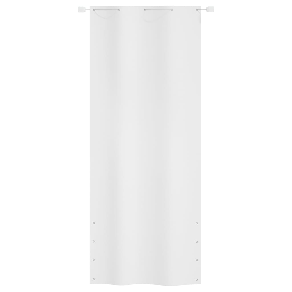 Balkonscherm 100x240 cm oxford stof wit